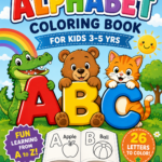 My First ABC Alphabet Coloring Book for Kids Ages 3–5: Learn Letters A–Z with Fun & Easy Coloring Pages coloring books
