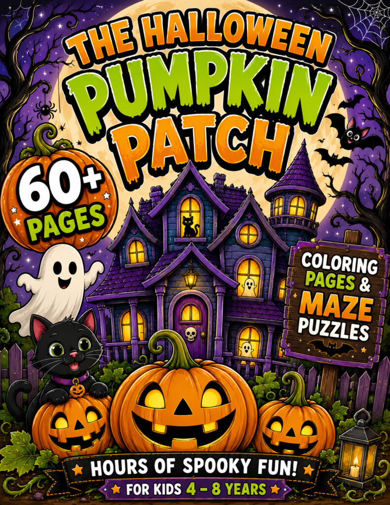 The Halloween Pumpkin Patch Coloring Book