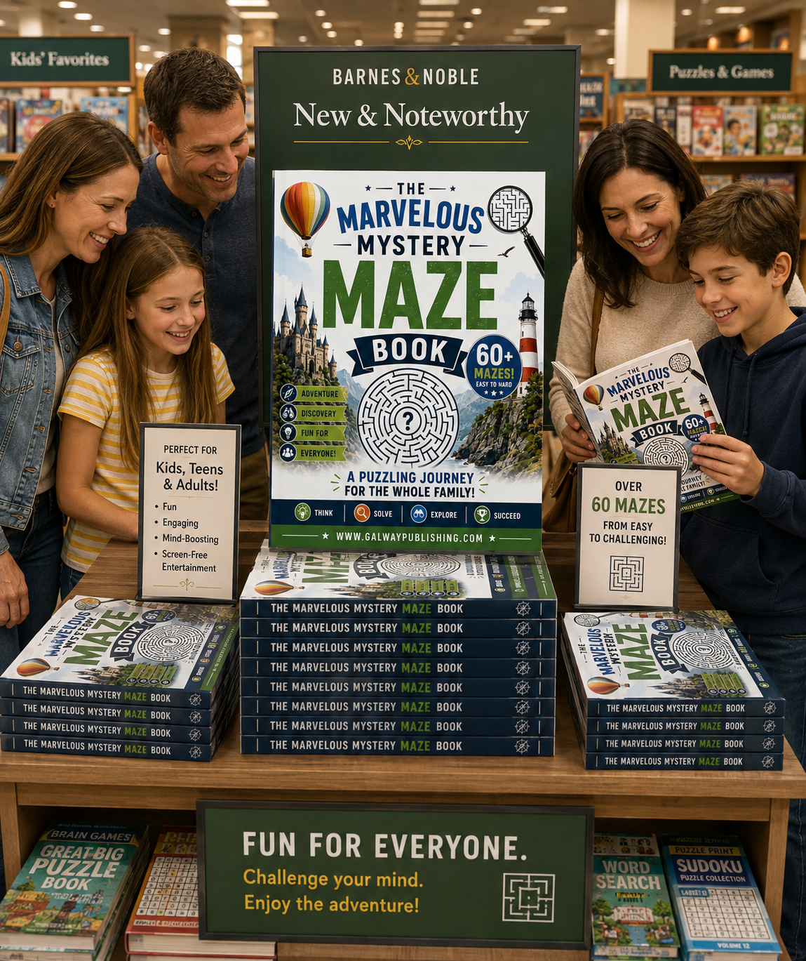 The Marvelous Mystery Maze Book